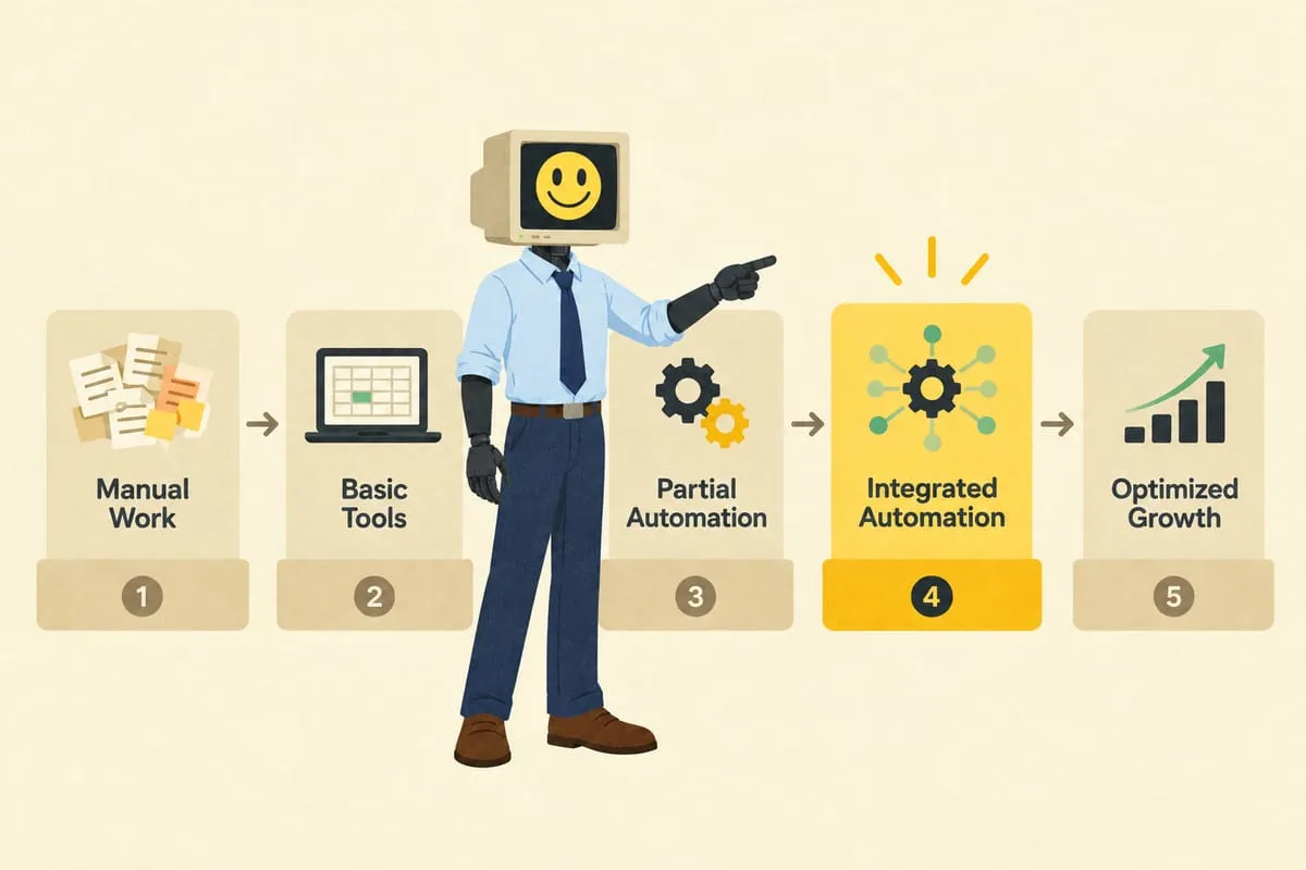 The 5 Stages of AI & Automation Readiness: Where Is Your Business?